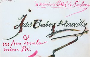 Podpis Jules-Amedee Barbey d