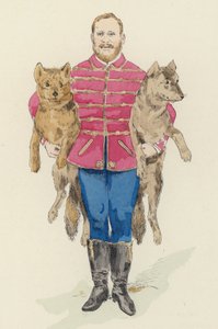 Trenér psů (barva lito) od Jules Arsene (after) Garnier