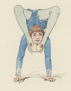 Gymnastka (barevné lito) od Jules Arsene (after) Garnier