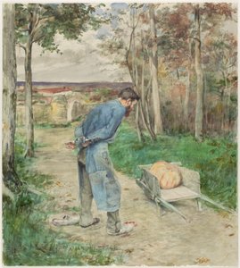 Die Eichel und der Kürbis von Jules Bastien-Lepage