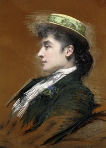 Portrét paní Lebegue, od Jules Bastien Lepage