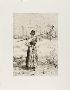 Návrat z pole, 1878 od Jules Bastien Lepage