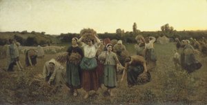 Připomínka sběračů od Jules Breton