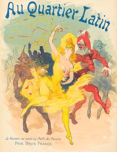 V Latinské čtvrti od Jules Cheret