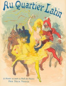V Latinské čtvrti. 1894 od Jules Cheret