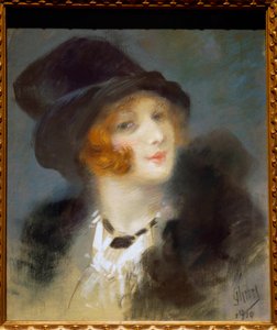 Pařížan. Obraz Julese Chereta (1836 - 1932) od Jules Cheret