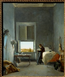 Umělec ve svém pokoji ve Villa Medicis
