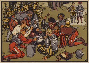 Krize reformace ve Švýcarsku (color litho)