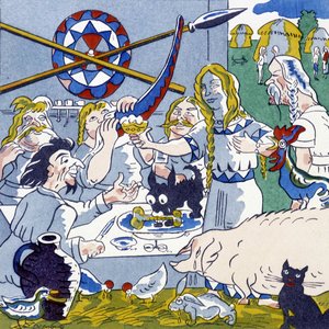Festin (galská hostina), v La Gaule et les Gauls, historie Francie od Julese depaquita