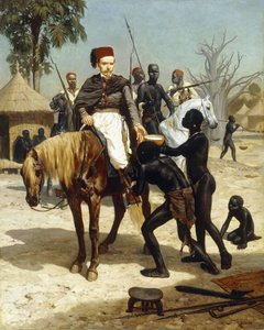 Exotický návštěvník, 1857