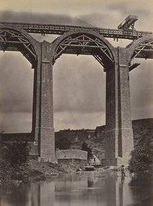 Pont-de-Buis, na Doufine, Francie, c. 1865. od Jules Duclos