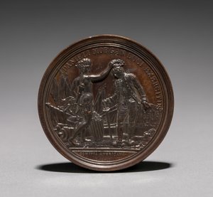 Medaile: Daniel Morgan avers. od Jules Dupré
