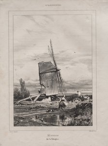 Mlýn v Sologne, Francie, 1835. od Jules Dupré