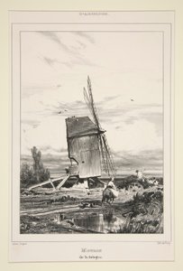 mlýn Sologne od Jules Dupré