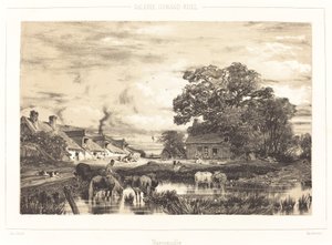 Pohled v Normandii od Jules Dupré