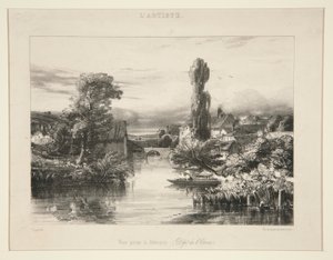 Vue Prize a Alencon; od L od Jules Dupré
