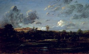 V Landes, kolem roku 1841 (olej na plátně) od Jules Dupré