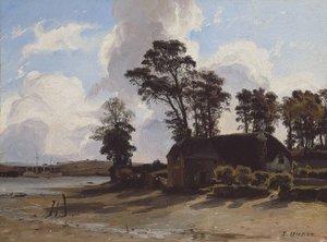 Farma v ústí řeky od Jules Dupré