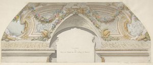 Design pro Hôtel de Trevise, Paříž, druhá polovina 19. století. Tvůrci: Jules-Edmond-Charles Lachaise, Eugène-Pierre Gourdet. od Jules Edmond Charles Lachaise and Eugène Pierre Gourdet