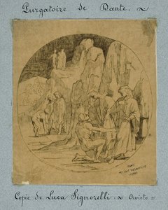 Dantův očistec od Jules Elie Delaunay
