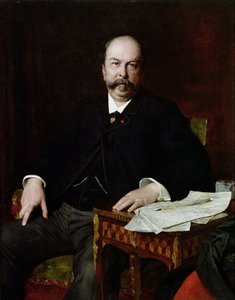 Portrét Henriho Meilhaca (1831-97) od Jules Elie Delaunay