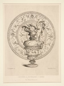 Ewer s groteskami d od Jules Ferdinand Jacquemart