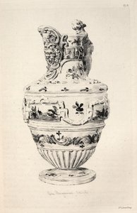 Dějiny keramického umění: Deskriptivní a filozofická studie o hrnčířské... Talíř X, 1877. od Jules Ferdinand Jacquemart