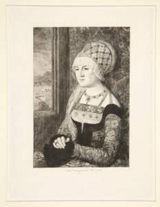 Portrét ženy od Jules Ferdinand Jacquemart