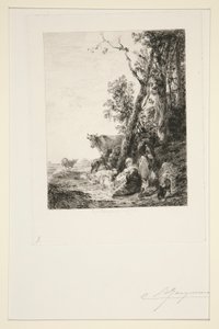 Odpočinek od Jules Ferdinand Jacquemart