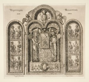 Německý triptych / Xllme od Jules Ferdinand Jacquemart