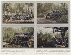 75 dělostřelectvo, vrtací houfnice, jeden kus 75 chráněný, velký námořní kus