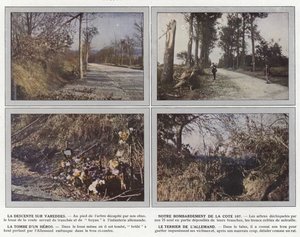 The Descent on Vareddes, Our Bombing of Hill 107, The Tomb Of A Hero, The German Burrow od Jules Gervais Courtellemont
