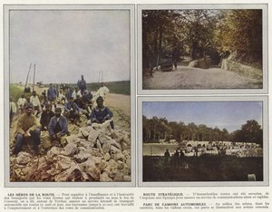 The Heroes of the Road, Strategic Route, Automobile Truck Park od Jules Gervais Courtellemont