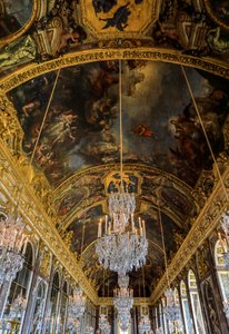 Zrcadlový sál, palác ve Versailles (foto)