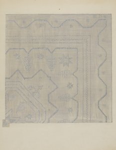 Candlewick Coverlet Woven, c. 1936.