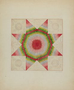 Patchworková deka, c. 1936. od Jules Lefevere