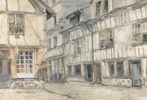 Pohled na Rue de Lamitie od Jules Lessore