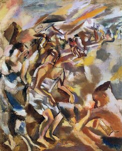 Kubánské postavy, 1917 od Jules Pascin