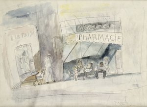 Lékárna, od Jules Pascin