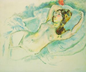 Nahá žena ležící; Ležící nahá žena, 1920-1925