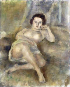 Ležící dívka, 1925 od Jules Pascin