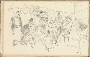 Scéna obrázků od Jules Pascin