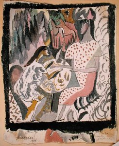 Dvě ženy u kruhového stolu, Jižní Karolína od Jules Pascin