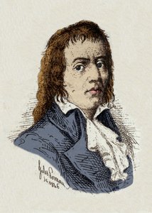 Francouzská revoluce: „Portrét Francoise Babeufa dit Gracchus (1760-1797) revoluční“ kresba Julese Porreaua od Jules Porreau