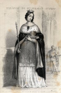 Portrét svaté Alžběty Uherské (1207 - 1231)