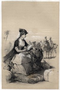 Portrét Lady Mary (Marie) Wortley Montagu (Wortley-Montagu) (26. května 1689 - 21. srpna 1762), britský spisovatel.
