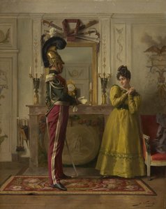 Odjezd na recenzi, c.1876