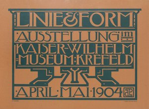 Výstava Line & Form, 1904. od Jules de Praetere
