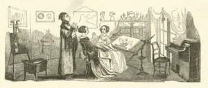Governess (rytina) od Jules pseudonym for Gagne Jacques (after) Gagniet