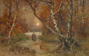 Zanedbaný park, 1883 od Juli Julievich Klever